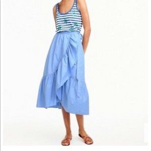 J Crew Ruffled Wrap Skirt - Sz 12